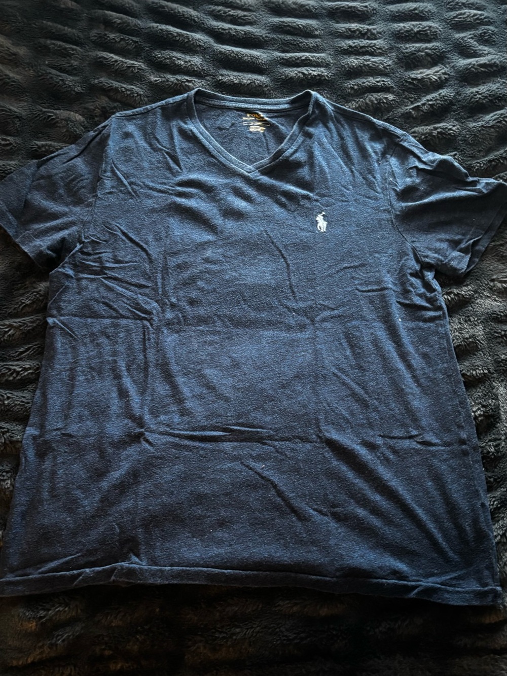 Polo Ralph Lauren Navy Blue V-Neck T-Shirt